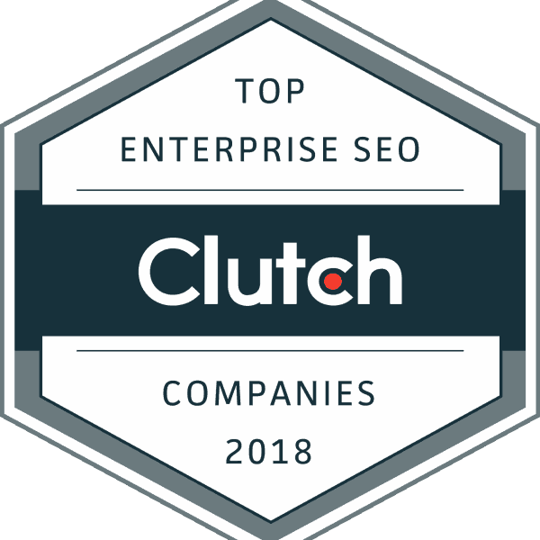 top enterprise seo companies 2018 clutch award